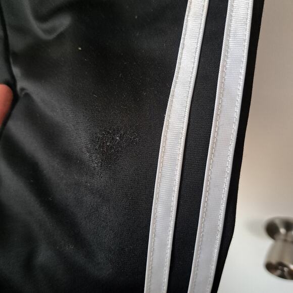 Adidas Youth Black Track Pants Medium 10/12 - Picture 7 of 7